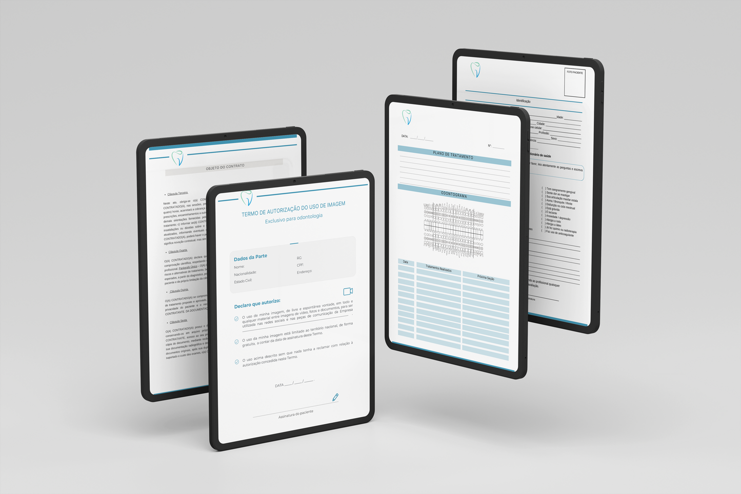 Fichas de Odontologia arquivo digital pronto para impressão - PDF | Download Imediato