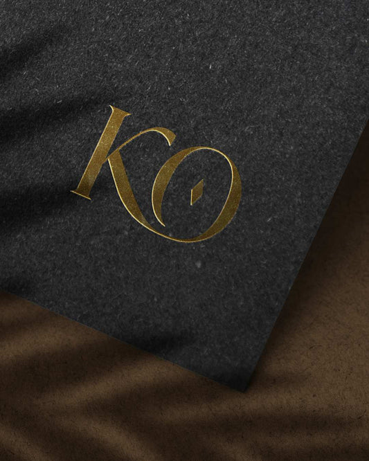 Logo iniciais KO - arquivo digital | Logotipo Premium