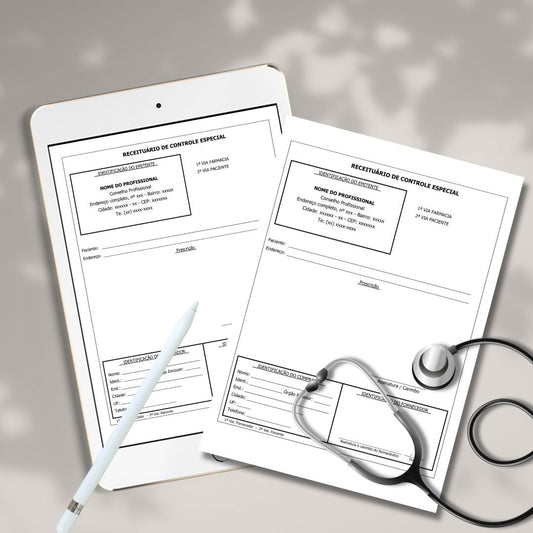 Receituário de Controle Especial - Pronto para Baixar
